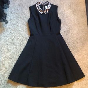 Kate Spade Rissa Fit & Flare Black fitted dress